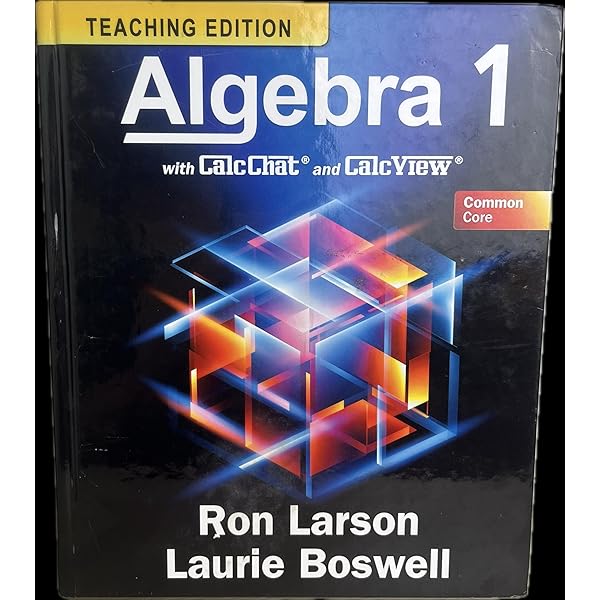 Big Ideas Learning Common Core Algebra 1 with CalcChat & CalcView